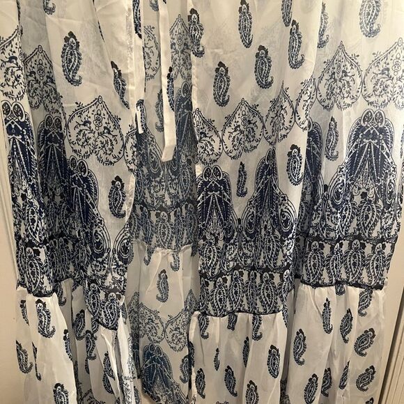 Boho Cover-Up Navy & White - Picture 8 of 11